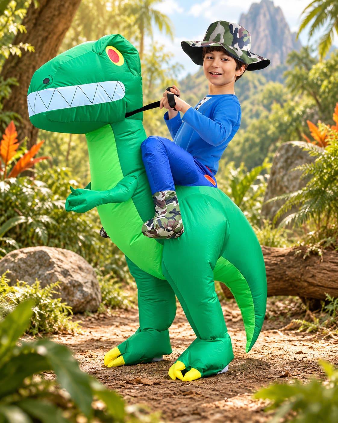 Déguisement Dinosaure Chevauchée Fantastique