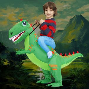 Déguisement explorateur à dos de dinosaure enfant : Deguise-toi