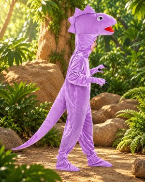 Déguisement Dinosaure Rose