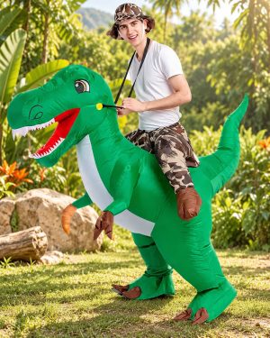 Déguisement Dinosaure Vert