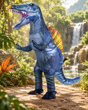 Costume Dinosaure Spinosaurus Bleu