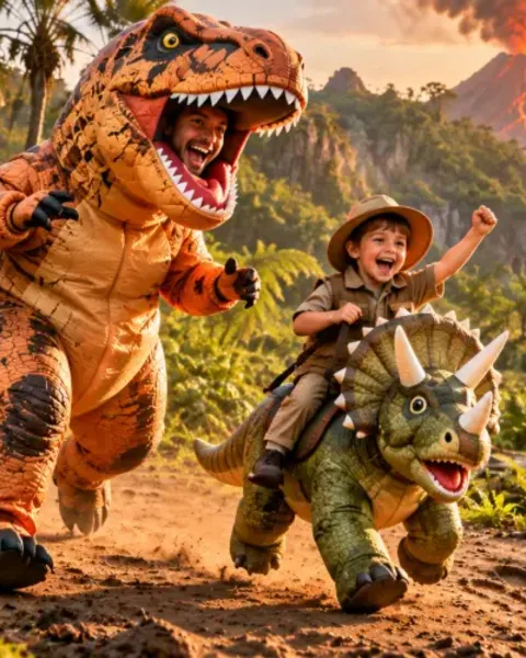 Déguisements Dinosaure Gonflable